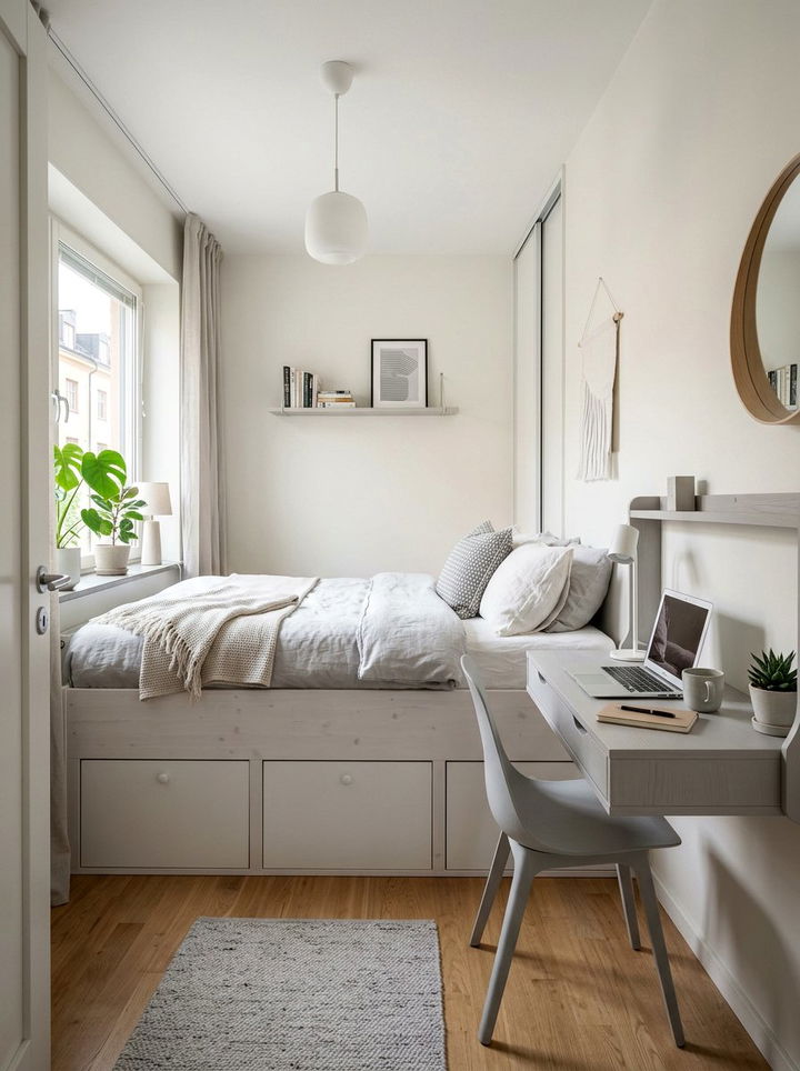 Small Space Swedish Solution - 30 Swedish bedroom ideas