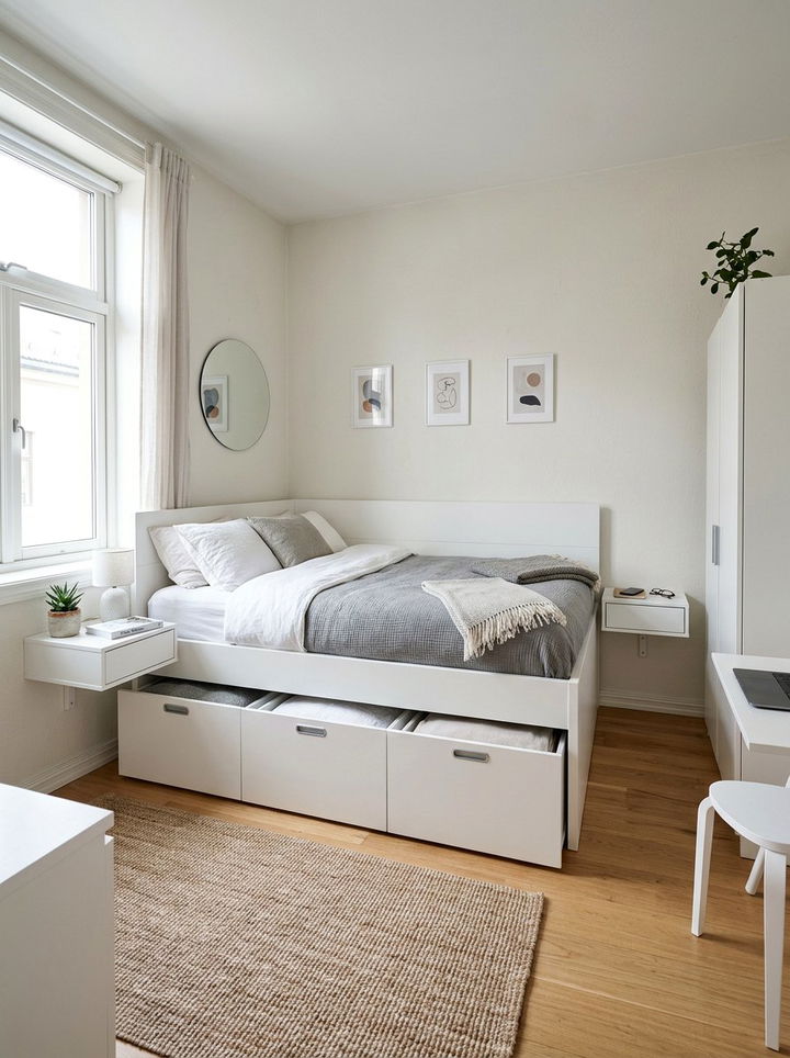 Small Space White Furniture - 30 bedroom white furniture ideas