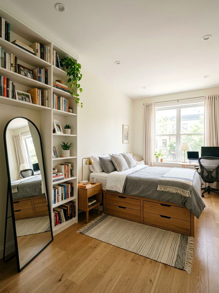 Small Studio Bedroom - 30 bedroom vision boards