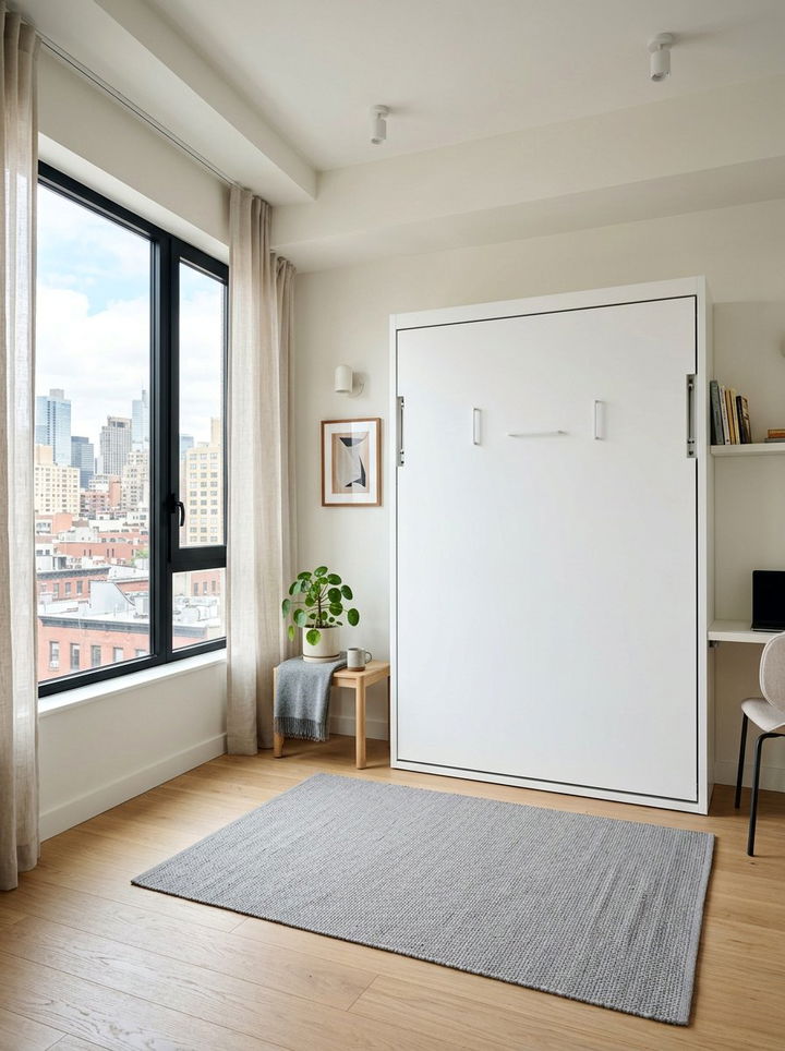 Small Studio Murphy Bed - 30 bedroom murphy beds