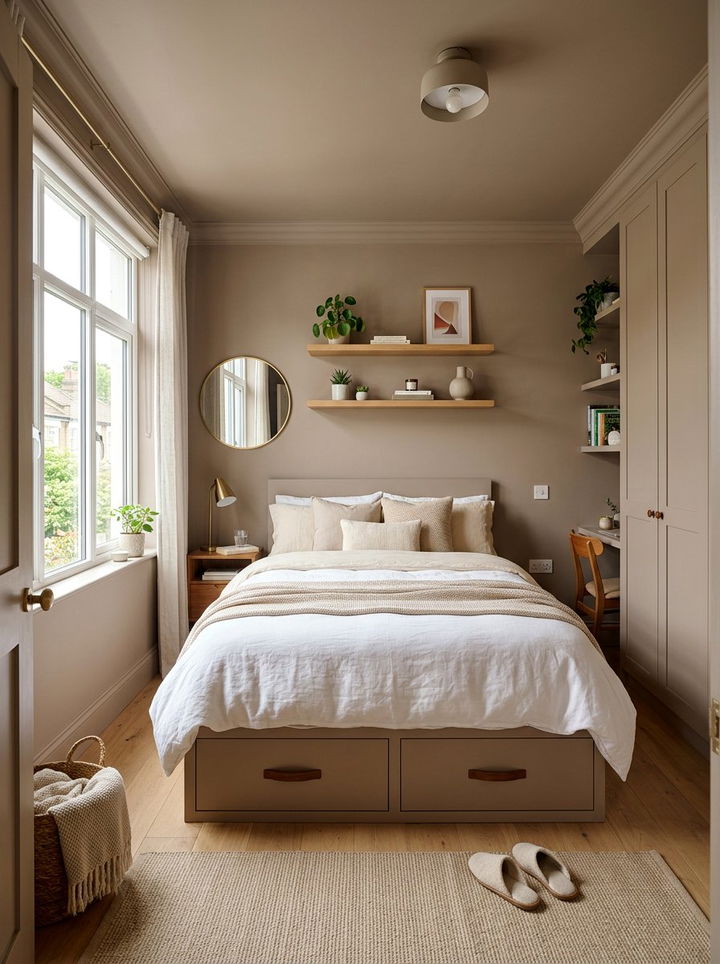 Small Taupe Bedroom - 30 taupe bedroom ideas