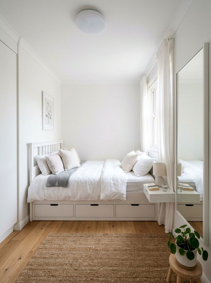 Small White Bedroom - 30 modern white bedroom ideas