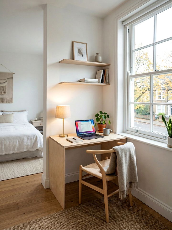 Small corner desk - 30 Danish bedroom ideas