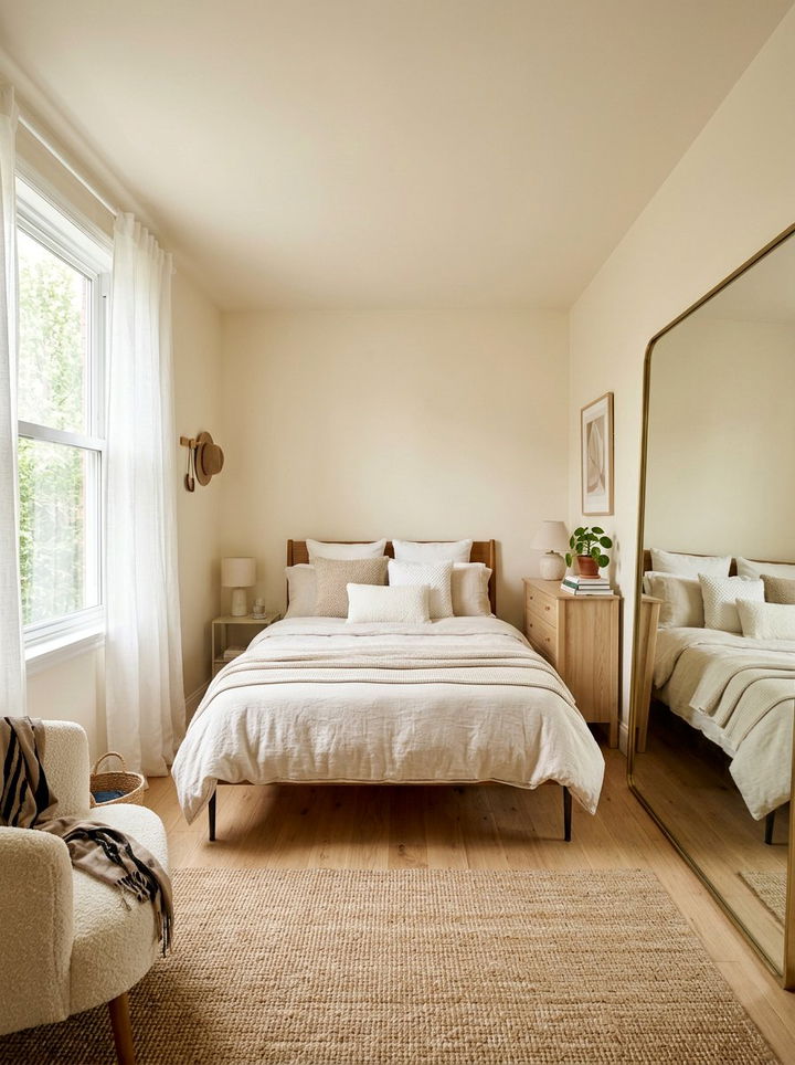 Small cream bedroom layout - 30 contemporary cream bedroom ideas