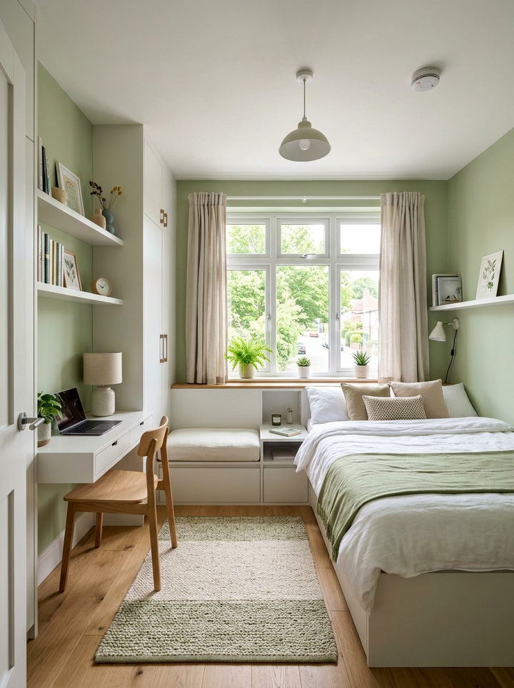 Small pistachio bedroom - 30 pistachio bedroom ideas