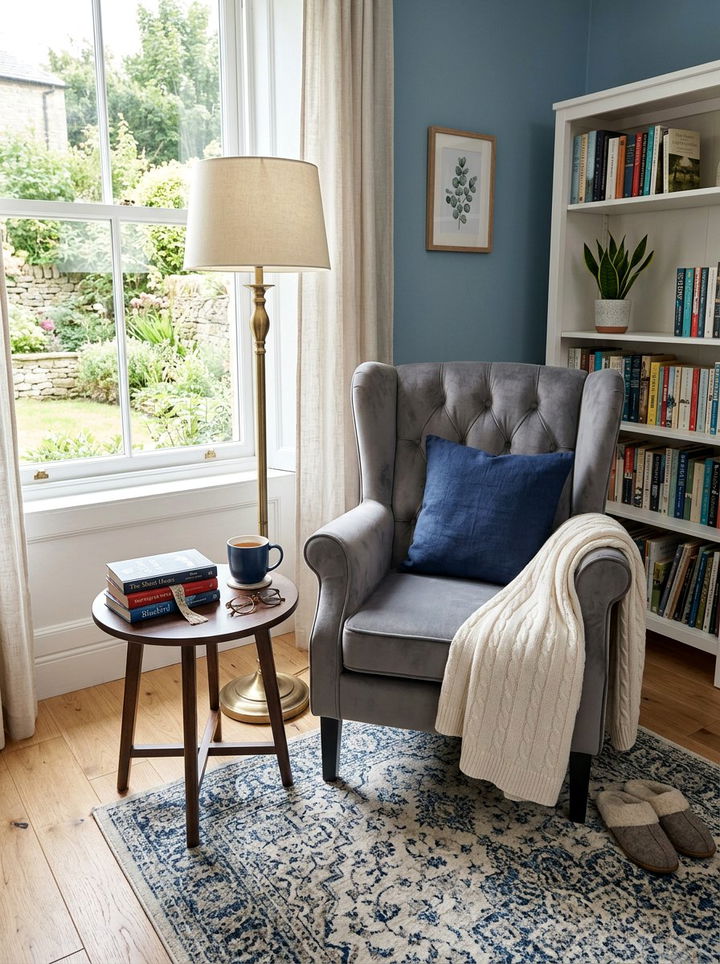Small reading nook - 30 budget bedroom ideas