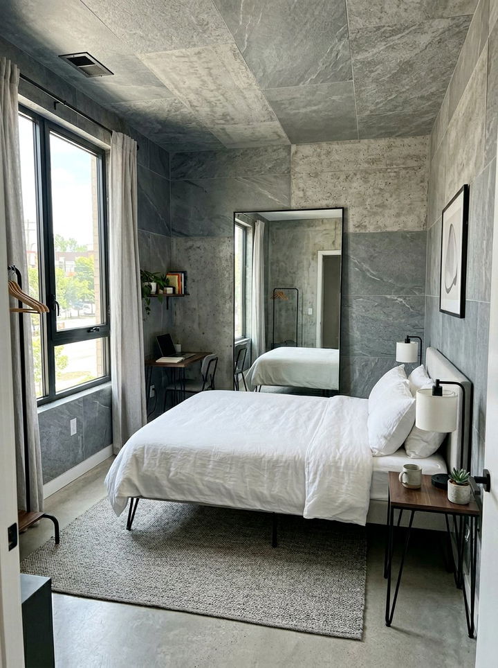 Small stone gray bedroom - 30 stone gray bedroom ideas