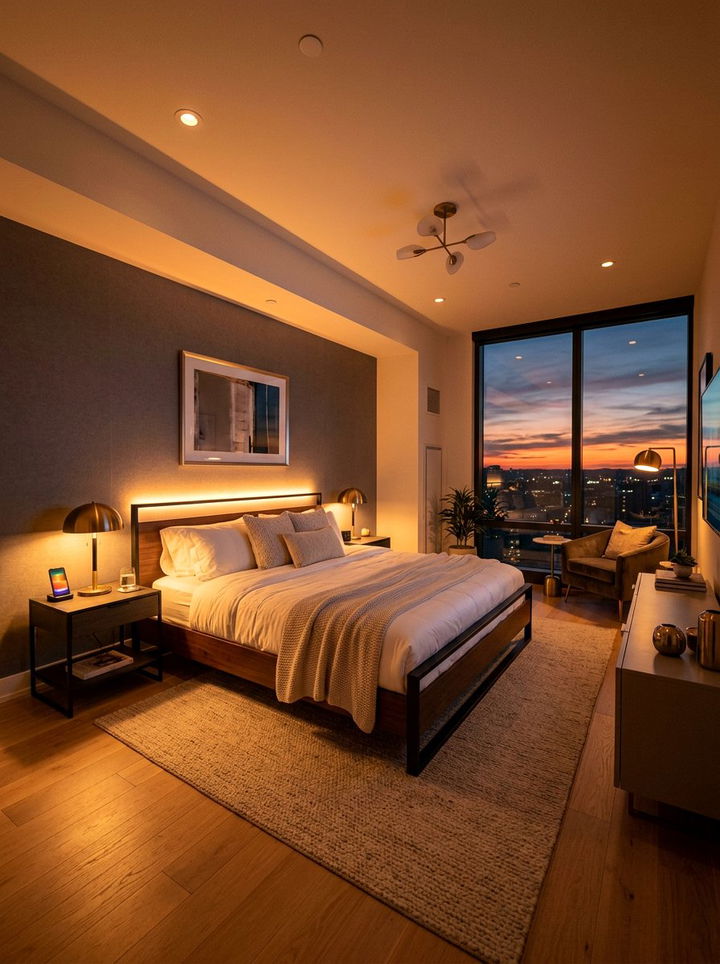 Smart Bedroom Lighting - 30 better sleep bedroom ideas