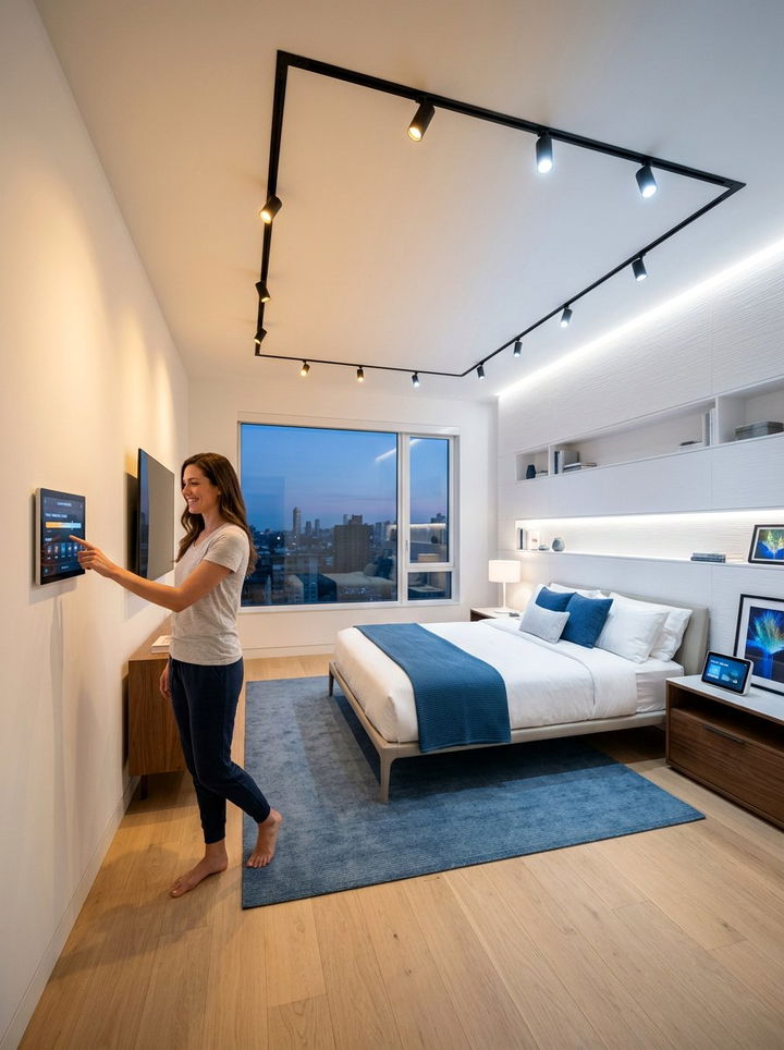 Smart Bedroom Track Lighting - 30 bedroom track lighting ideas