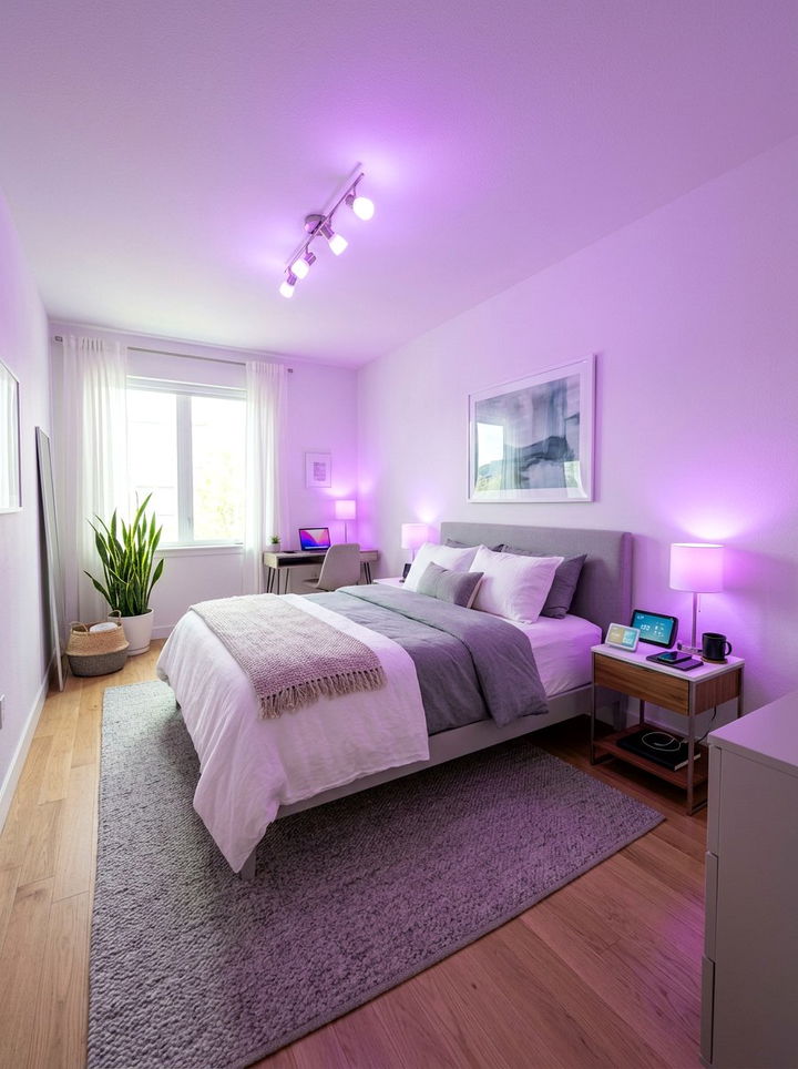 Smart Color Bulb - 30 bedroom ambient lighting ideas