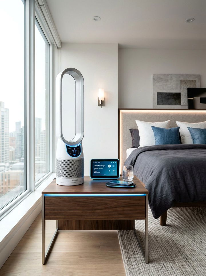 Smart Home Compatible Fan - 30 bedroom desk fans