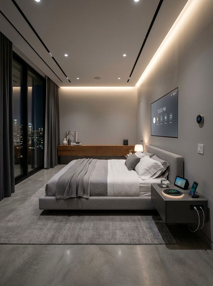 Smart Home Master Bedroom - 30 luxury bedroom ideas