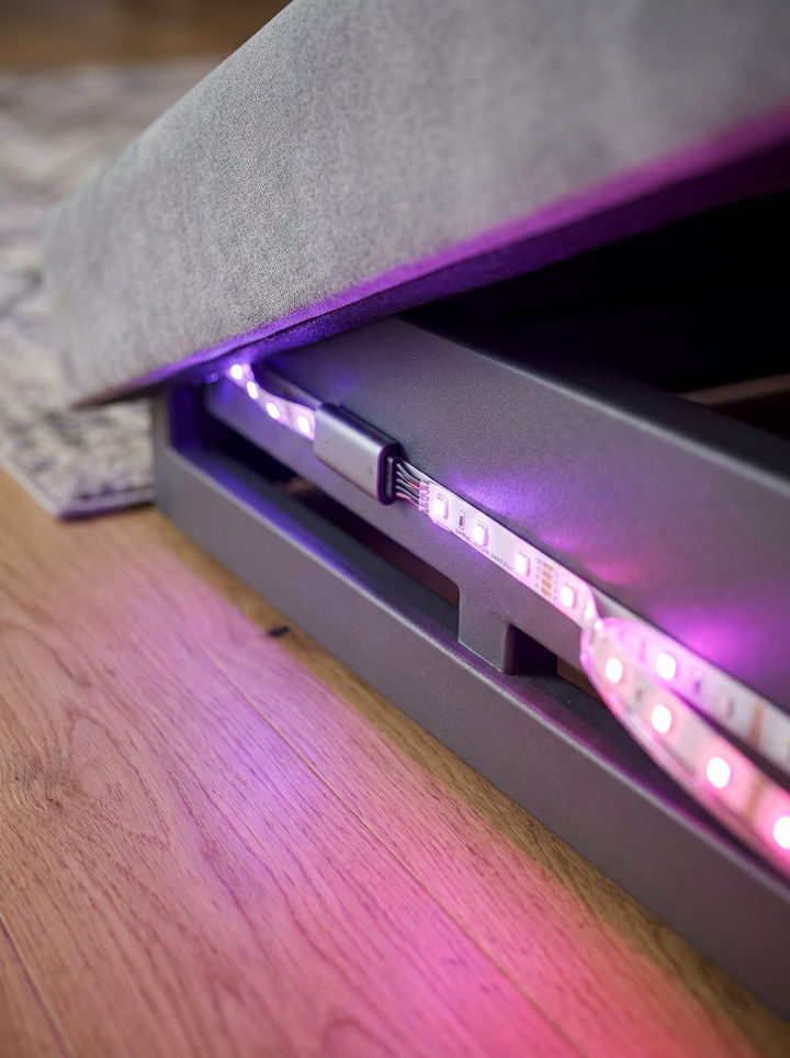 Smart Light Strip - 30 video game bedroom ideas