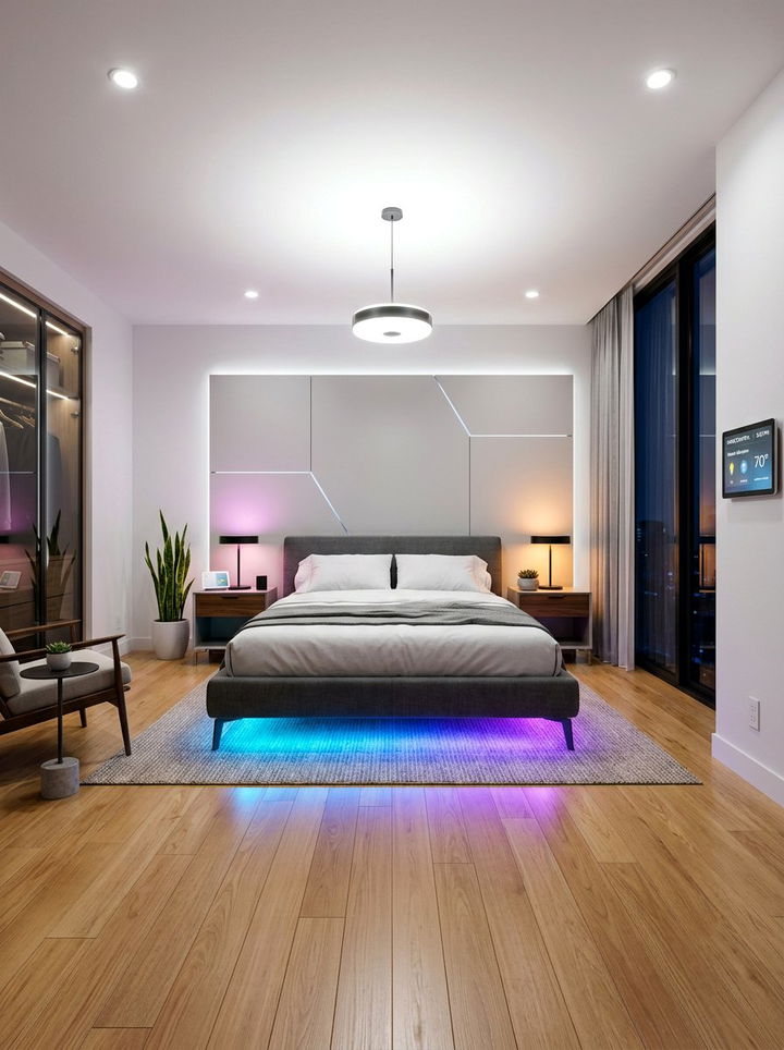 Smart Lighting Bedroom - 30 easy bedroom ideas
