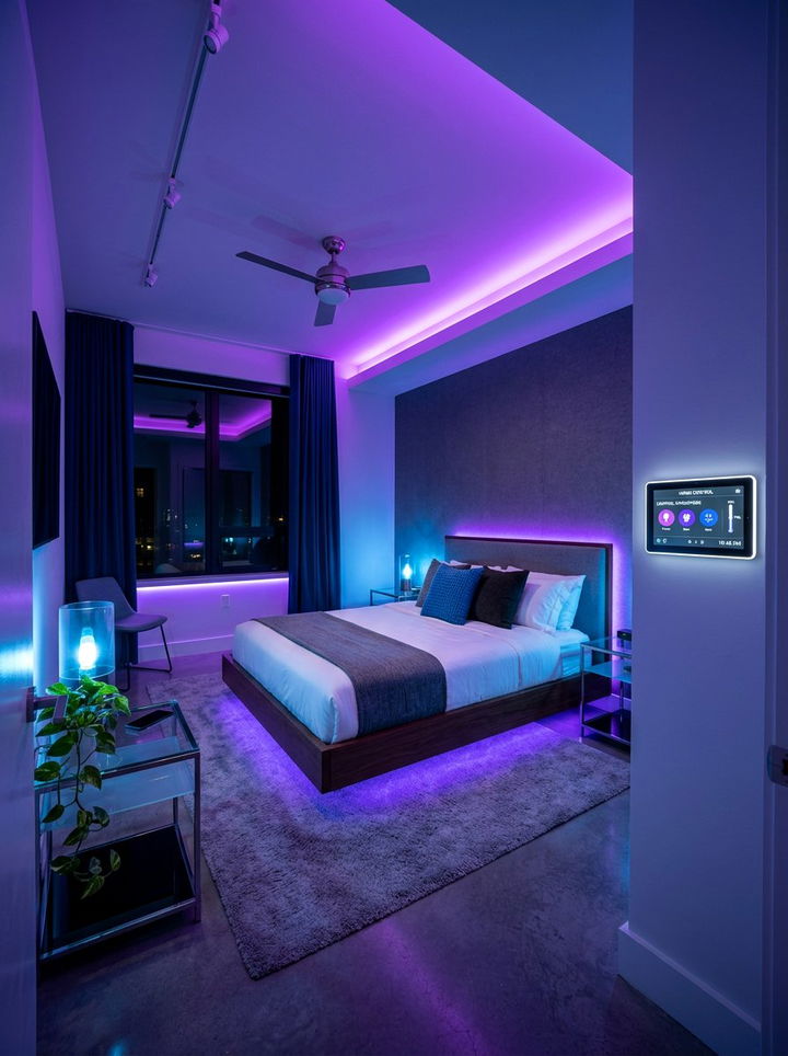 Smart Lighting - 30 bedroom improvement ideas