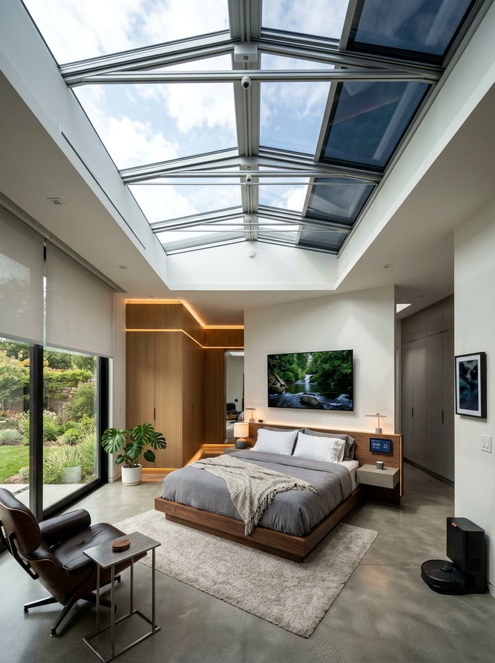 Smart Skylight - 30 bedroom skylights