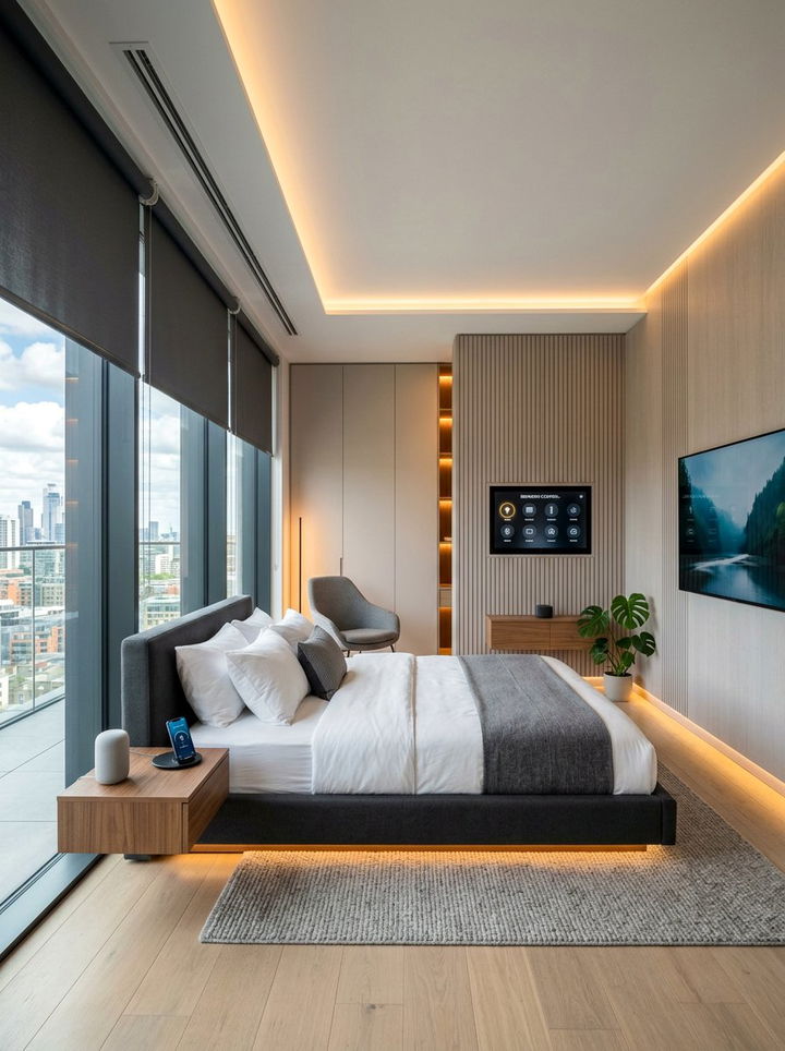 Smart Technology Bedroom - 30 bedroom transformation ideas