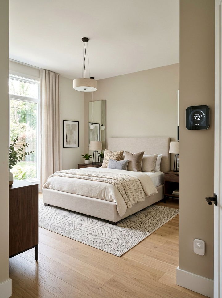 Smart Thermostat With Remote Sensor - 30 bedroom thermostats
