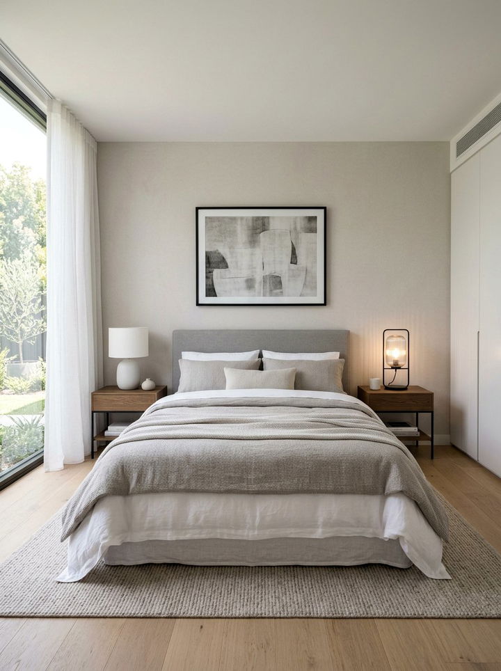 Smooth surface lamps - 30 dust-free bedroom ideas