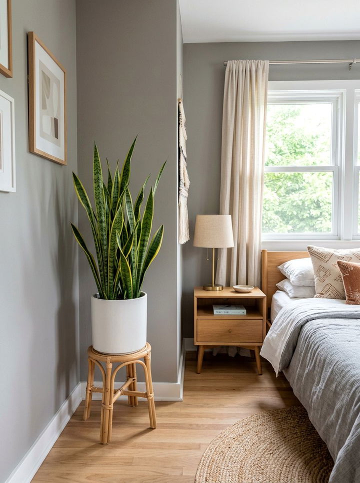 Snake Plant Bedroom - 30 bedroom low light plants