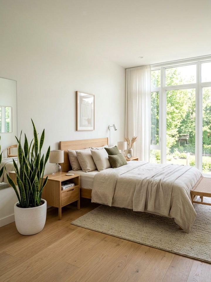 Snake plant bedroom decor - 30 bedroom succulents