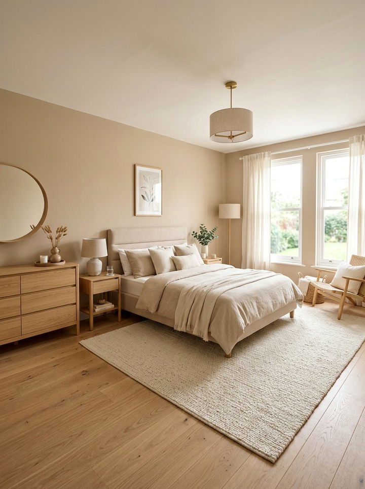 Soft Beige Bedroom - 30 light color bedroom ideas