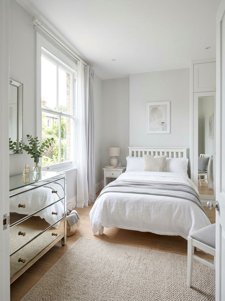 Soft Dove Gray Small Bedroom - 30 gray bedroom ideas