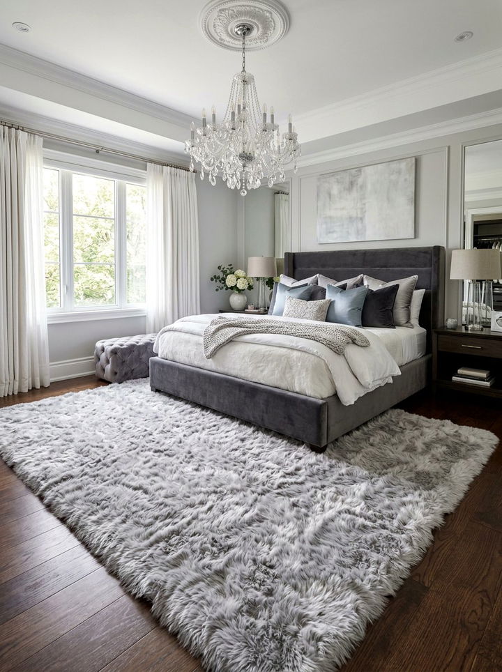 Soft Faux Fur Rug - 30 bedroom rugs