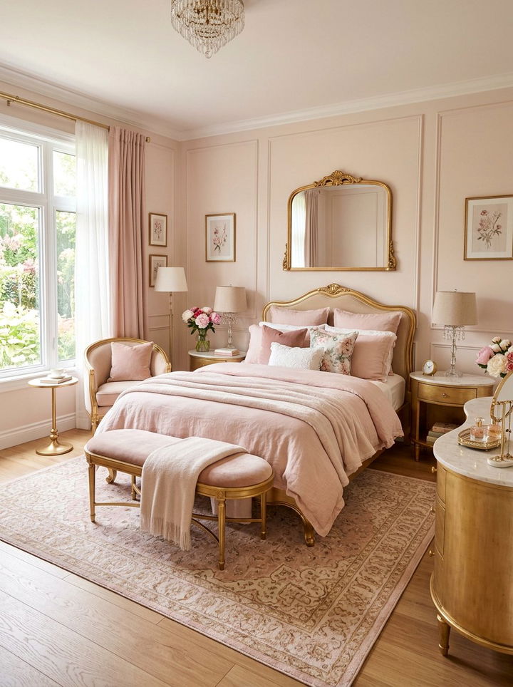 Soft Feminine Bedroom - 30 quick bedroom ideas