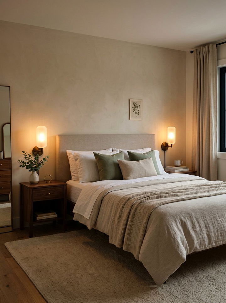 Soft Glow Nightstand Sconces - 30 bedroom wall lights