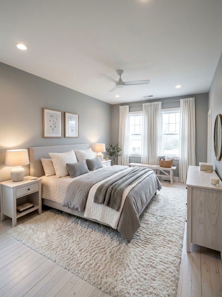 Soft Gray And White Bedroom - 30 gray and white bedroom color combo