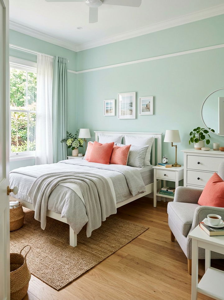 Soft Mint Green Bedroom - 30 cool green bedroom ideas