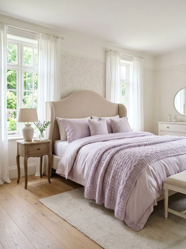 Soft Mohair Knit Bedroom - 30 knitted bedroom ideas