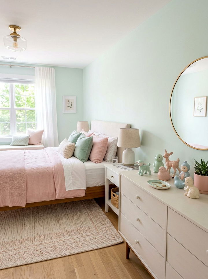 Soft Pastel Ceramic Figurine - 30 bedroom figurines