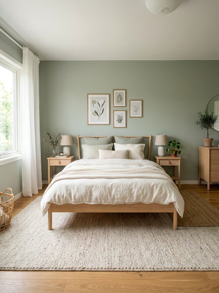 Soft Sage Green Bedroom - 30 relaxing bedroom color ideas