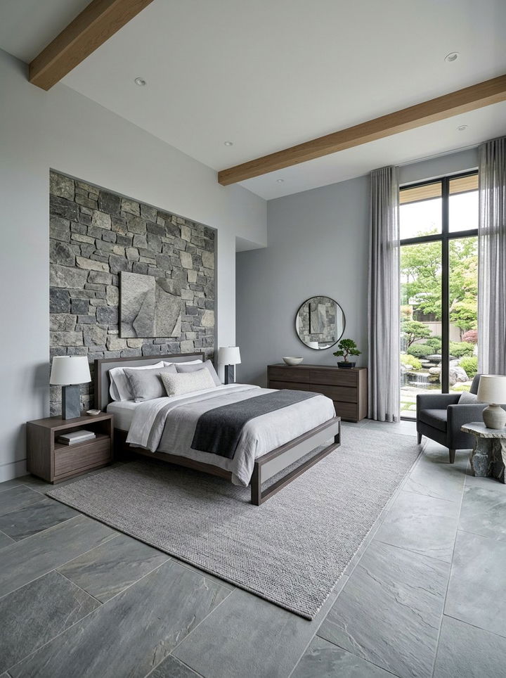 Soft Stone Gray Zen Bedroom - 30 Zen bedroom color ideas