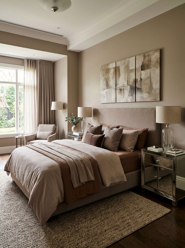 Soft Taupe And Brown Bedroom - 30 warm brown bedroom ideas