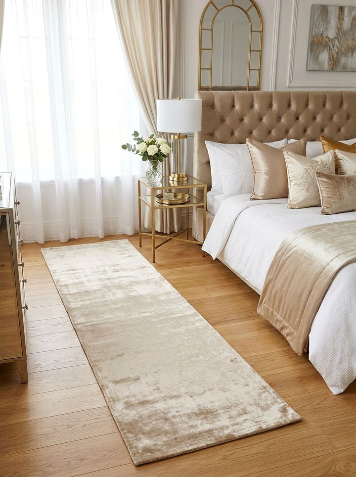 Soft Velvet Runner Rug - 30 bedroom runner rugs