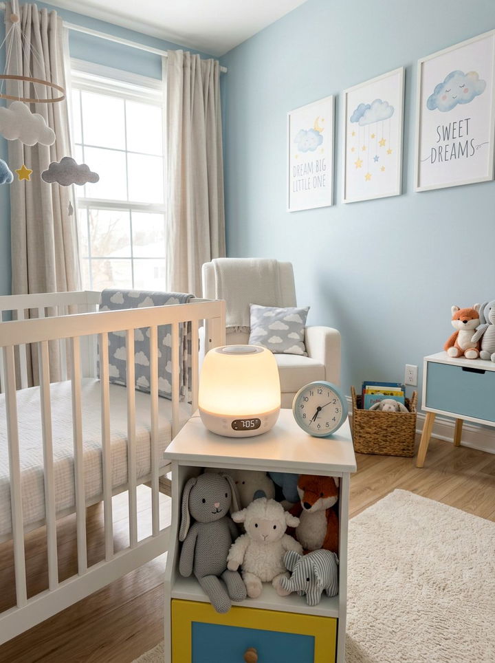 Soft glow wake up lamp - 30 bedroom sunrise alarm clocks