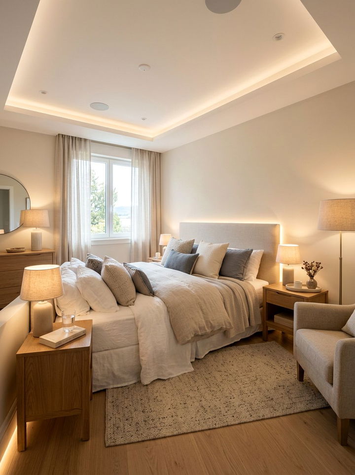 Soft lighting bedroom - 30 meditation bedroom ideas