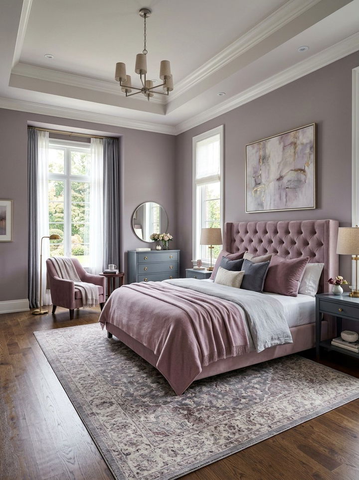 Soft mauve bedroom - 30 soft color bedroom ideas