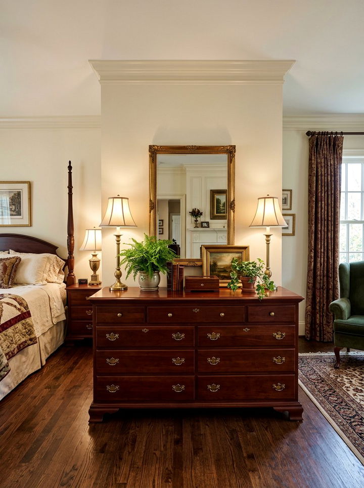 Solid Cherry Wide Dresser - 30 bedroom wide dressers