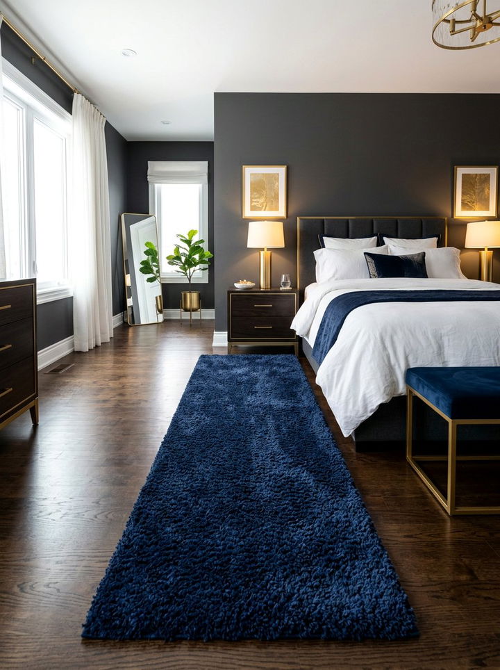 Solid Color Plush Runner - 30 bedroom runner rugs