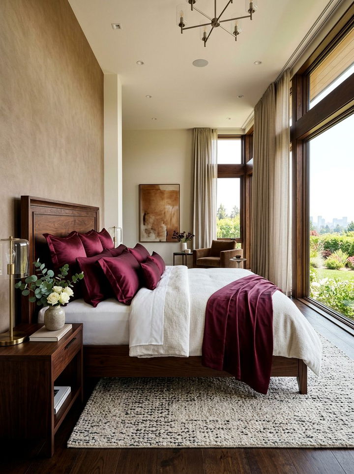 Solid Color Silk Pillows - 30 bedroom decorative pillows