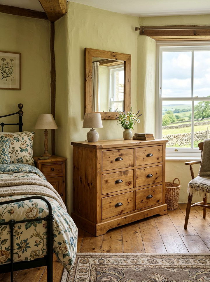 Solid Pine Dresser - 30 bedroom dresser ideas