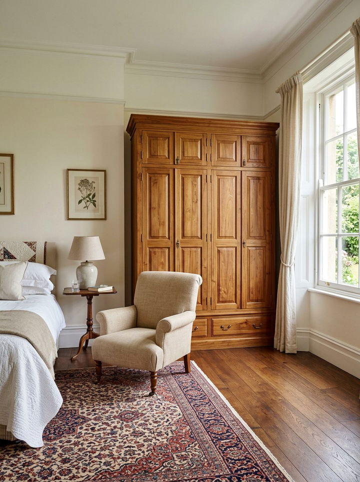 Solid Teak Wardrobe - 30 bedroom teak furniture ideas