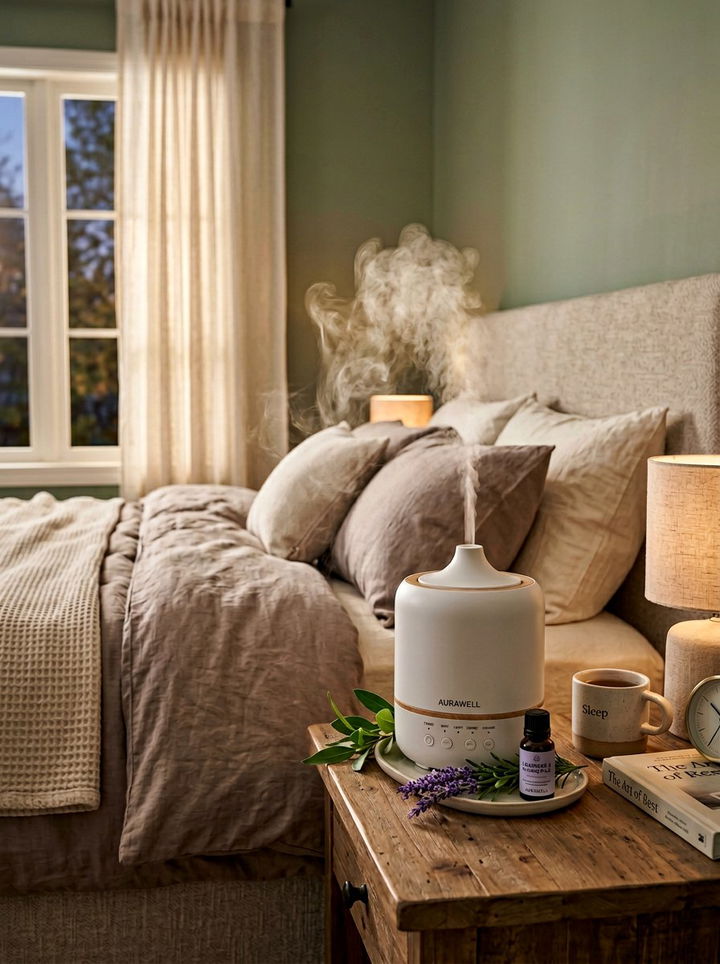 Sound Machine With Essential Oil Diffuser - 30 bedroom sound machines