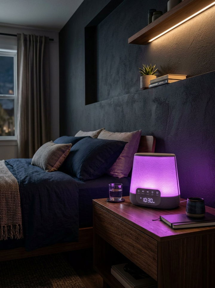 Sound Machine With Multi Color Night Light - 30 bedroom sound machines