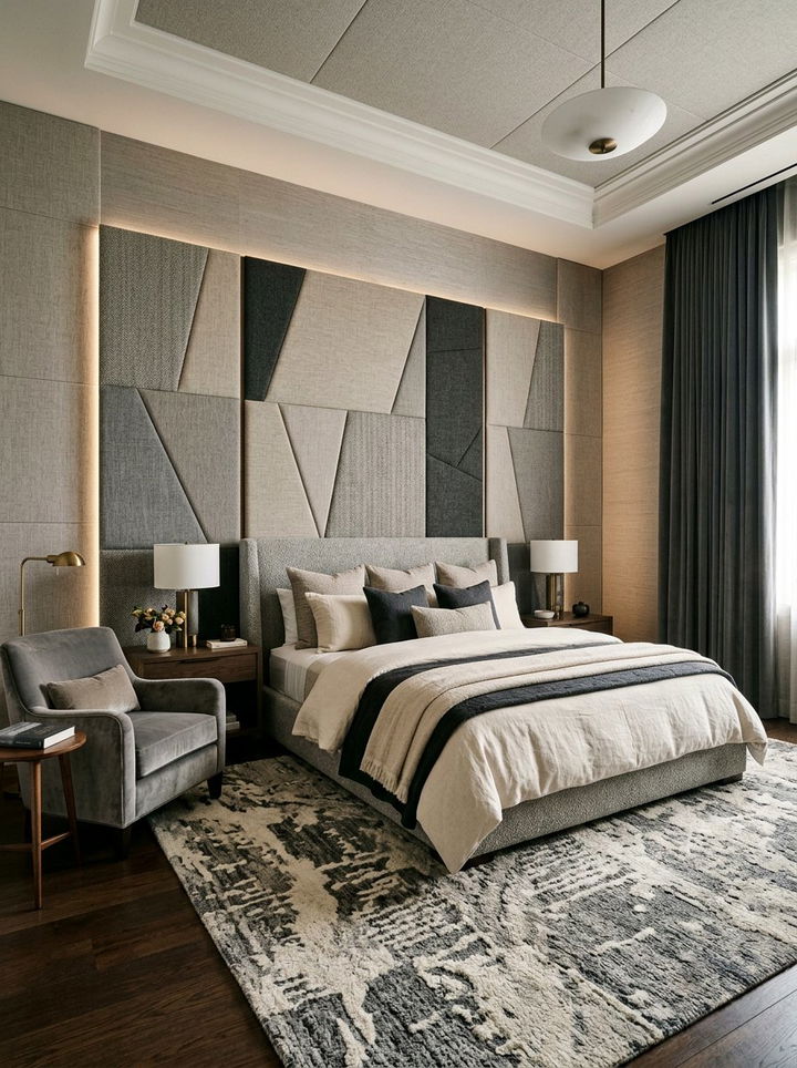 Soundproof Wall Panel - 30 better sleep bedroom ideas