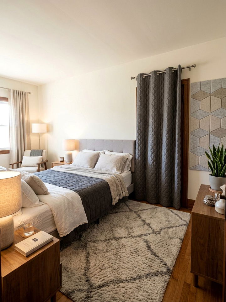 Soundproof door curtains - 30 bedroom door curtains